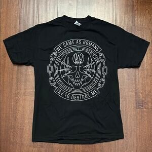 We Came As Romans Black Graphic Tee, 100% Cotton, Size Large, NWOT